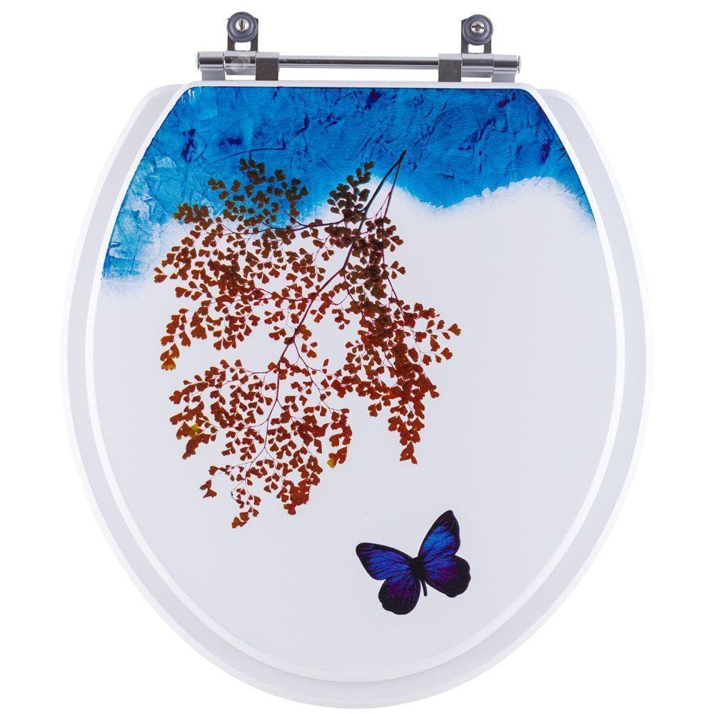 Assento Sanitário Decorado Borboleta Zip para vaso Incepa