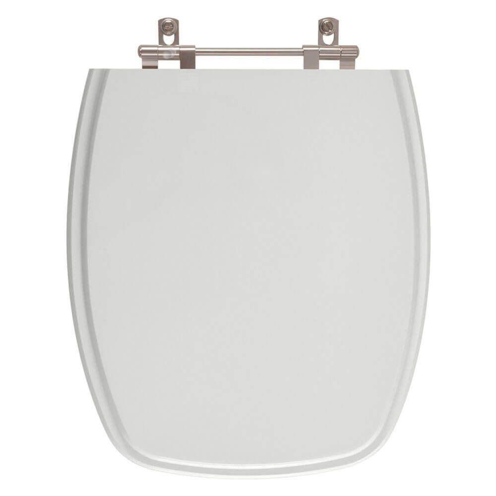 Assento Sanitario Amarilis Cinza Claro para bacia Fiori 6lpf
