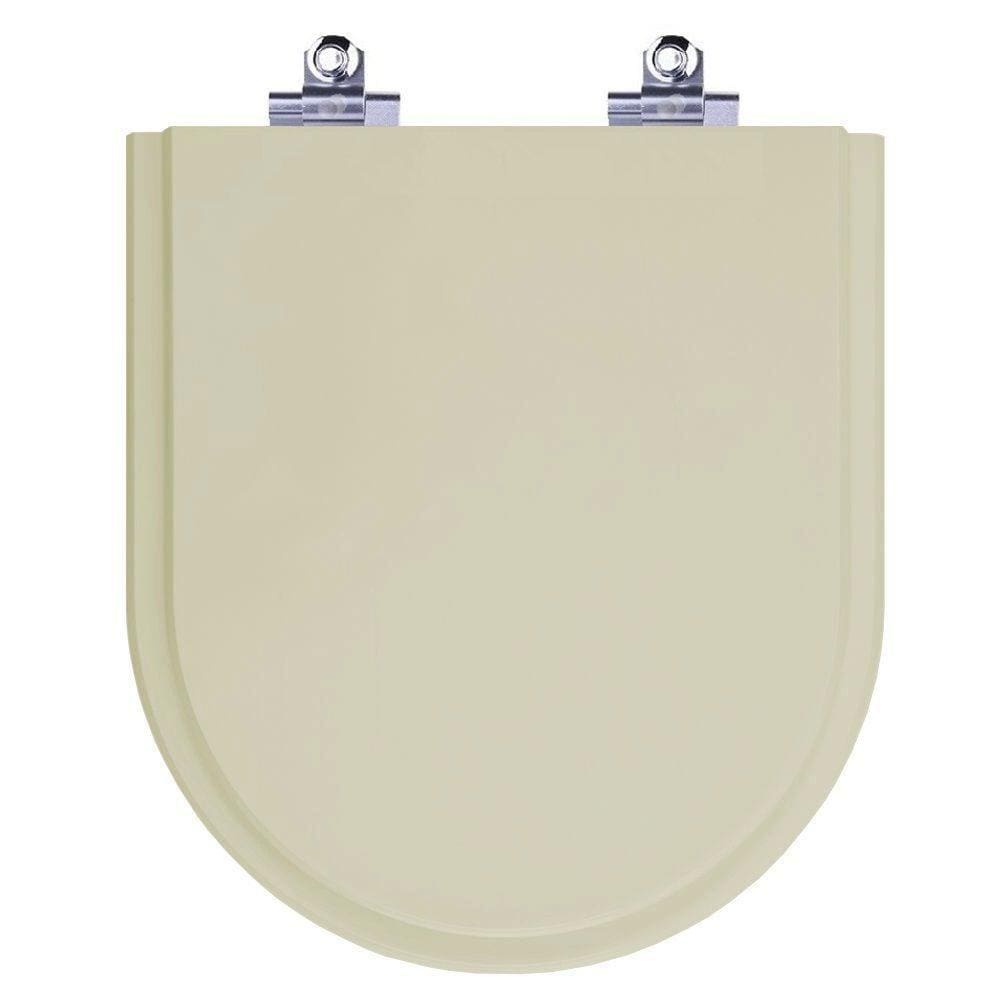 Assento Sanitário Fechamento Lento Smart Castanha Bege Fosco