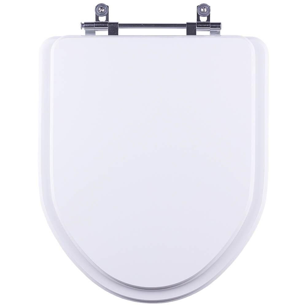 Tampa de Vaso em MDF Gunna Branco para bacia Eternit