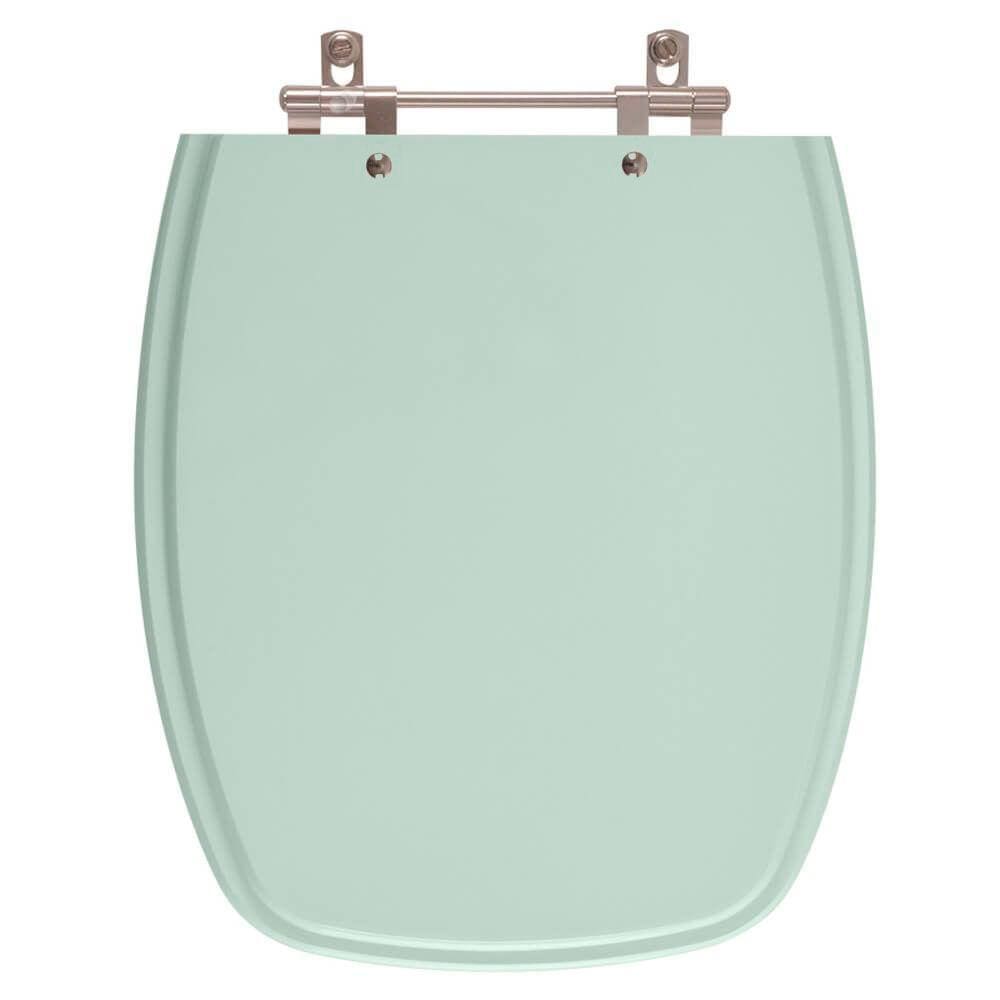 Assento Sanitário Stylus Água Marinha (Verde Claro) para vaso Celite