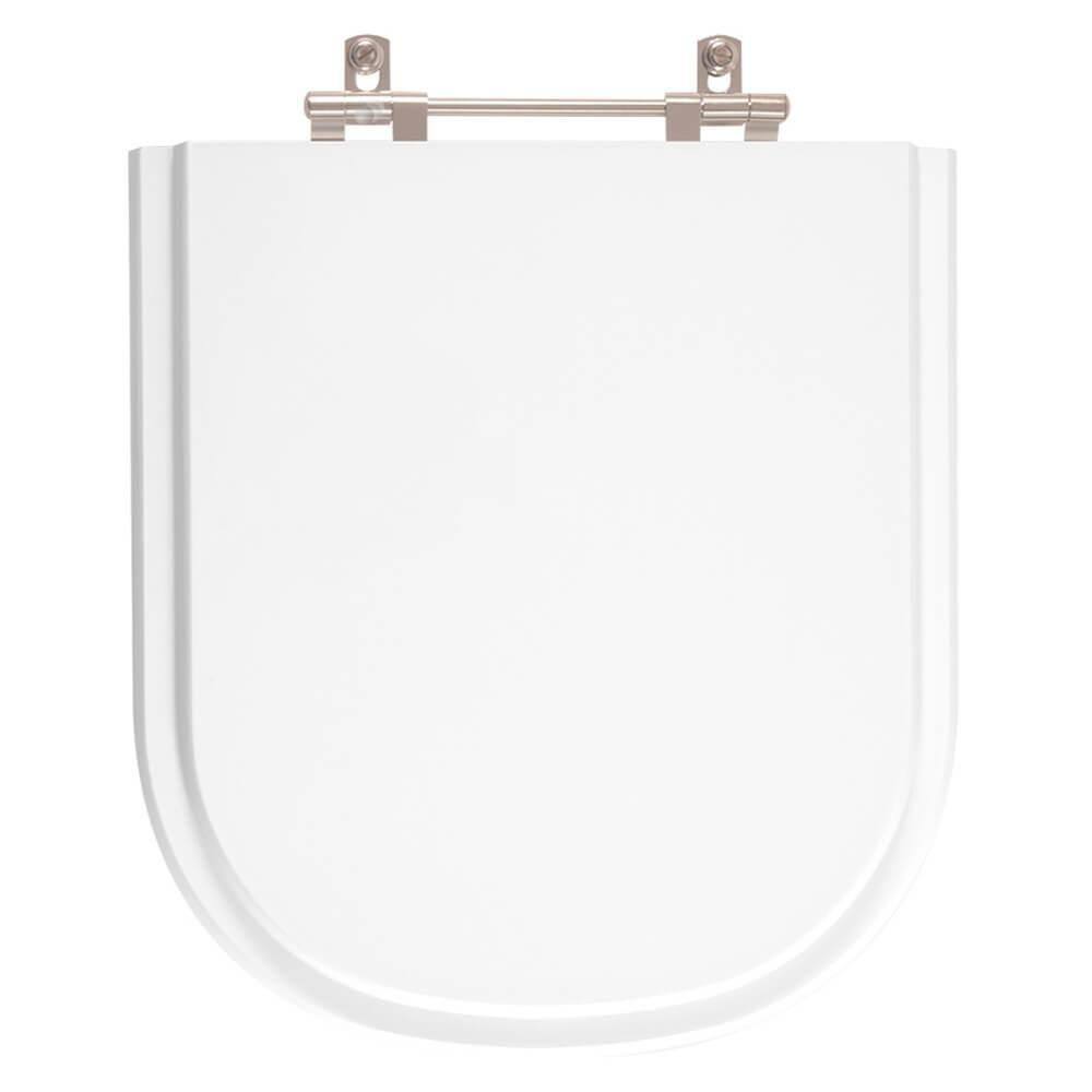 Assento Sanitario Poliester Flox Branco para Vaso Fiori
