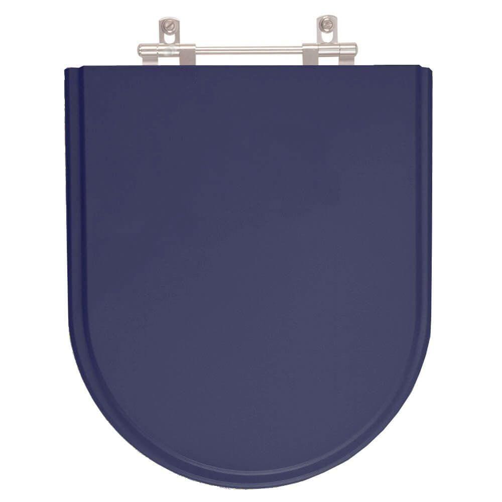 Tampa de Vaso em MDF Jasmim Azul para bacia Fiori