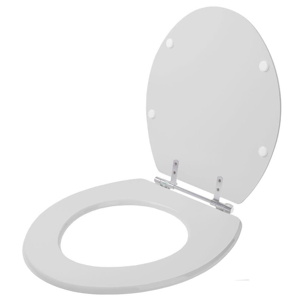 Assento Sanitário Poliester Fiore Cinza Platina para vaso Incepa