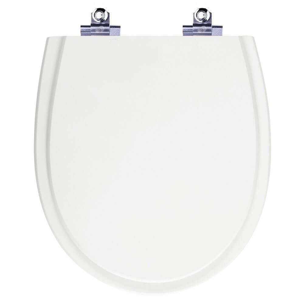 Tampa de Vaso Sanitário com Amortecedor Polo Branco para bacia Hervy