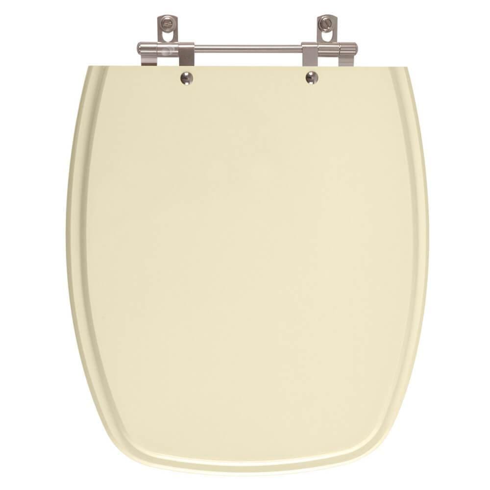 Assento Sanitário Poliéster Primula Plus Salmão para vaso Fiori