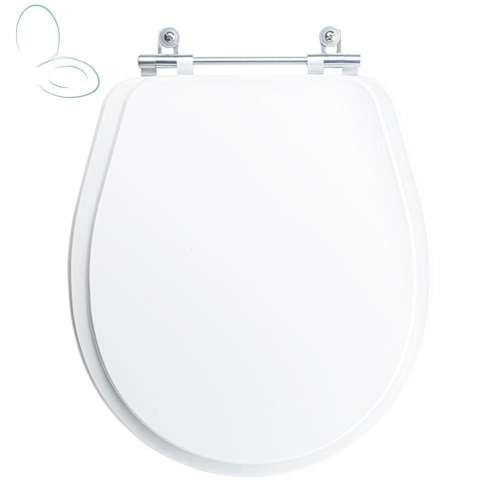 Assento Sanitário Tampa de Vaso Branco Resina Poliester Avalon para bacia Ideal Standard