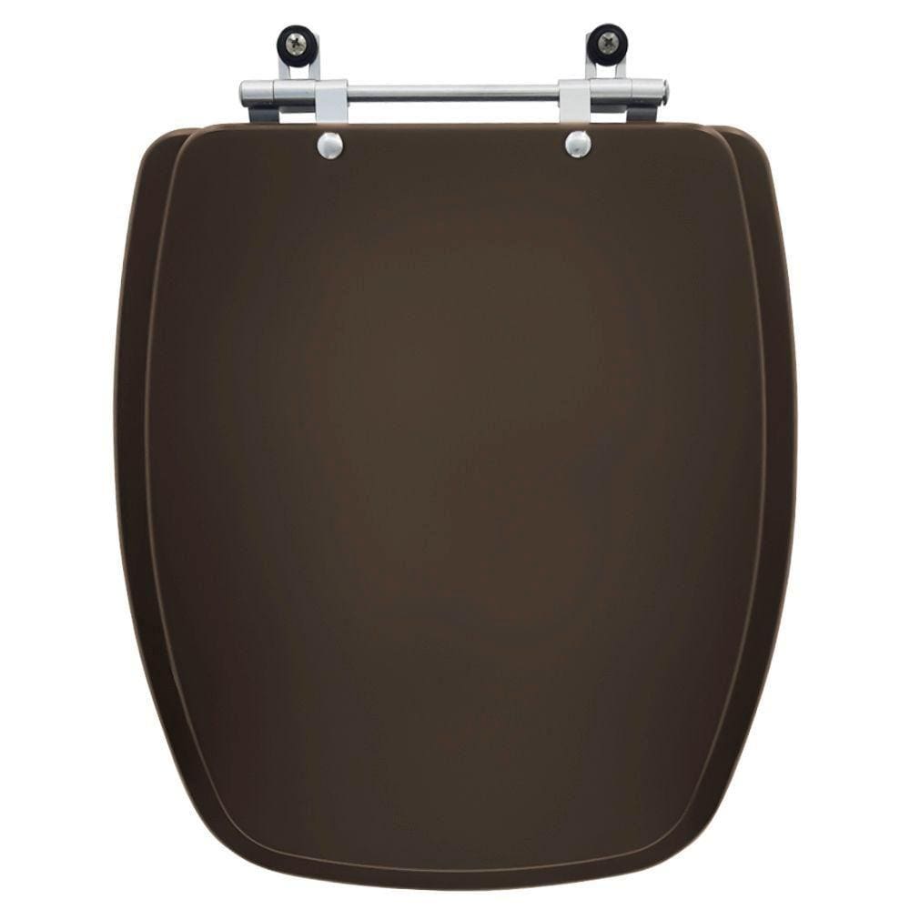 Assento Sanitário Stylus Marrom Café para vaso Celite