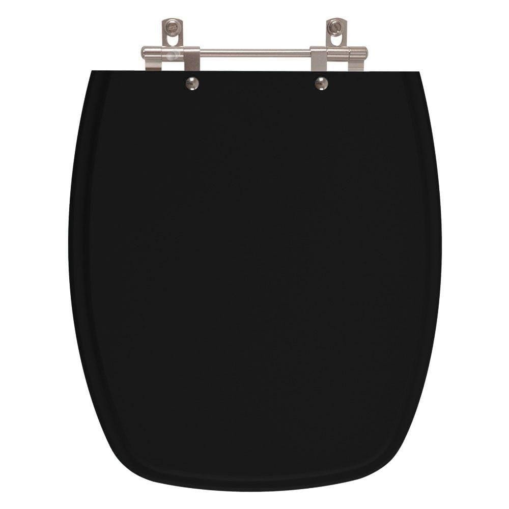 Tampa de Vaso Primula Plus Preto Para Bacia Fiori