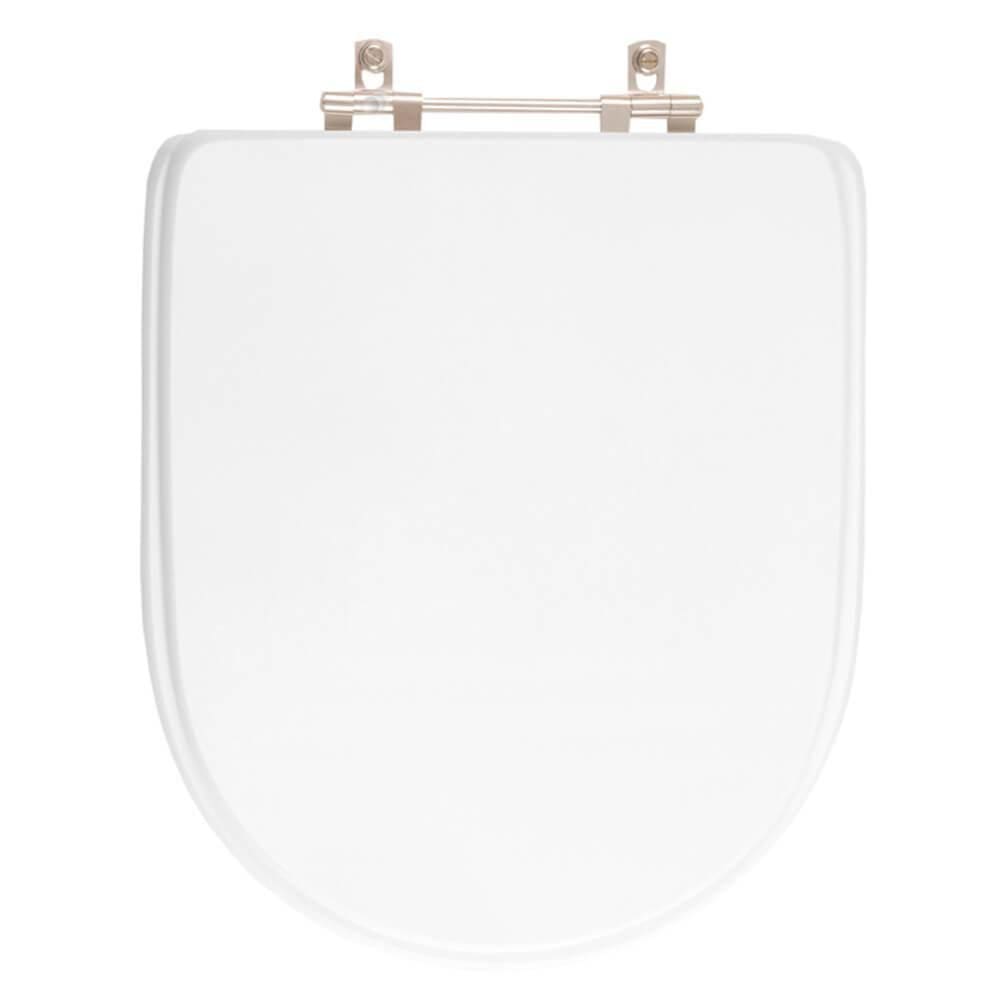 Tampa de Vaso Poliéster Sig Bergamin Branco para bacia Celite