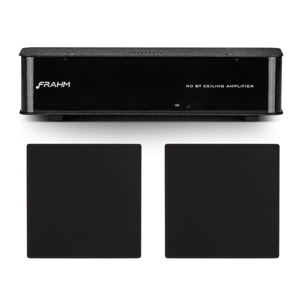 Kit RD BT Ceiling + 2 Arandelas 6Cx 50w Pretas Frahm
