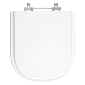 Tampa de Vaso em MDF Lille Branco para bacia Sensea