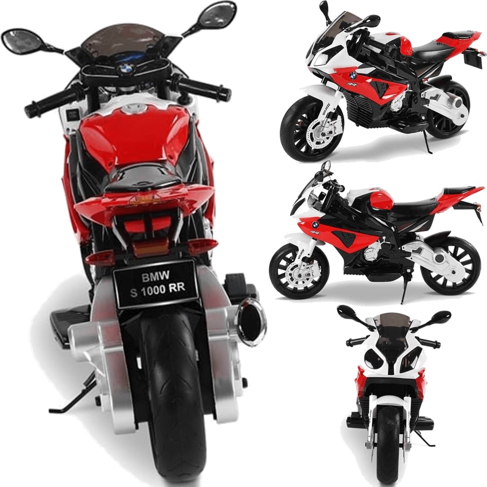 Moto Eletrica Infantil Zippy Toys BMW S1000RR 12V Vermelha