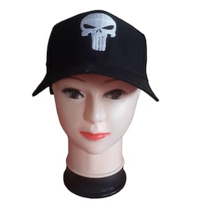 Kit Fantasia Do Justiceiro C/ Boné Bordado Óculos Espelhado