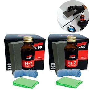 Kit 2 Vitrificador de Pintura Profissional Soft 99 Glas Coat H-7 - 50ml