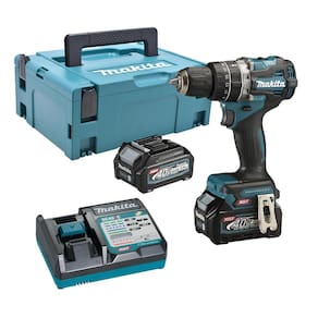 Parafusadeira Furadeira de Impacto 2 Bat 2Ah 40V Bivolt Maleta HP002GA201 Makita 110V
