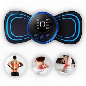 Mini Massageador Elétrico Portátil Cervical EMS Varilex Alivia Dores Corpo Pescoço