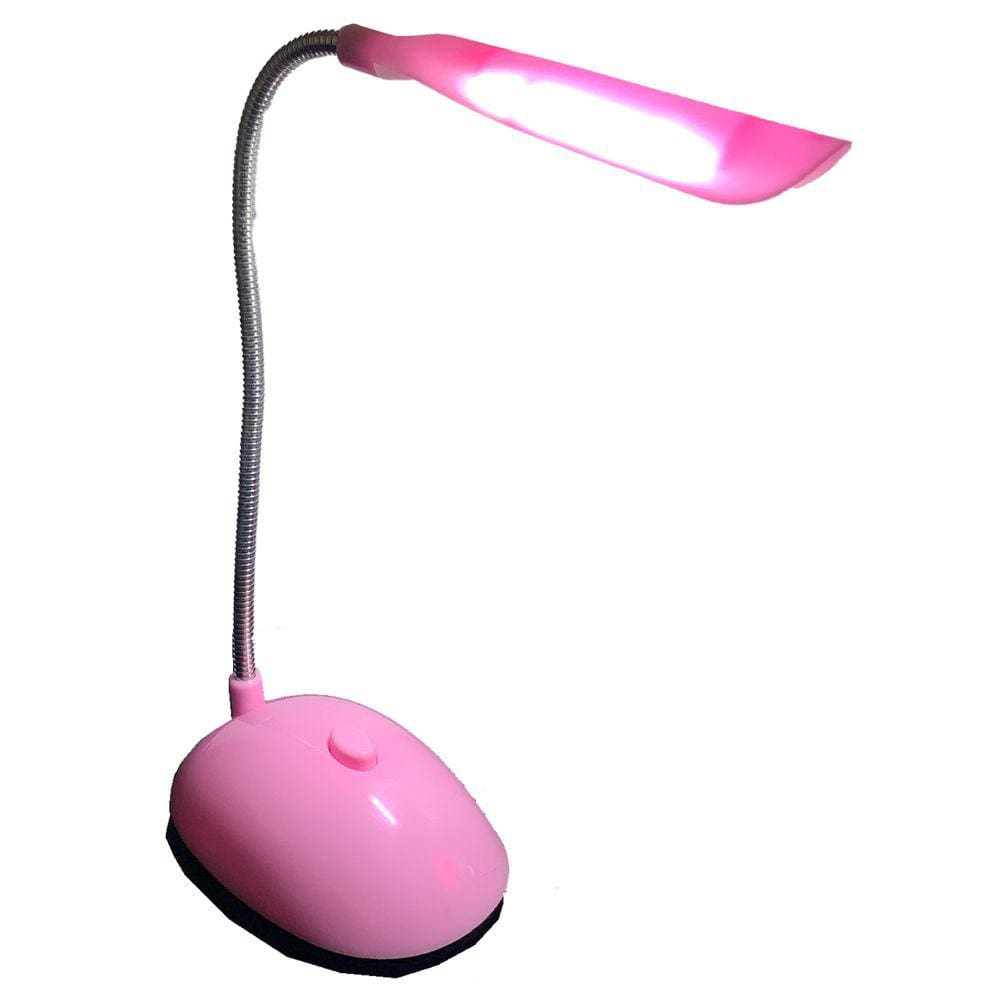 Mini Luminária Pequena Barata Pilhas Estudo Trabalho Leitura
