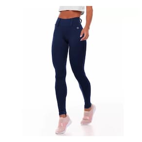 Calça Legging Confortável Orlando Store Com Cos Alto e Bolsos