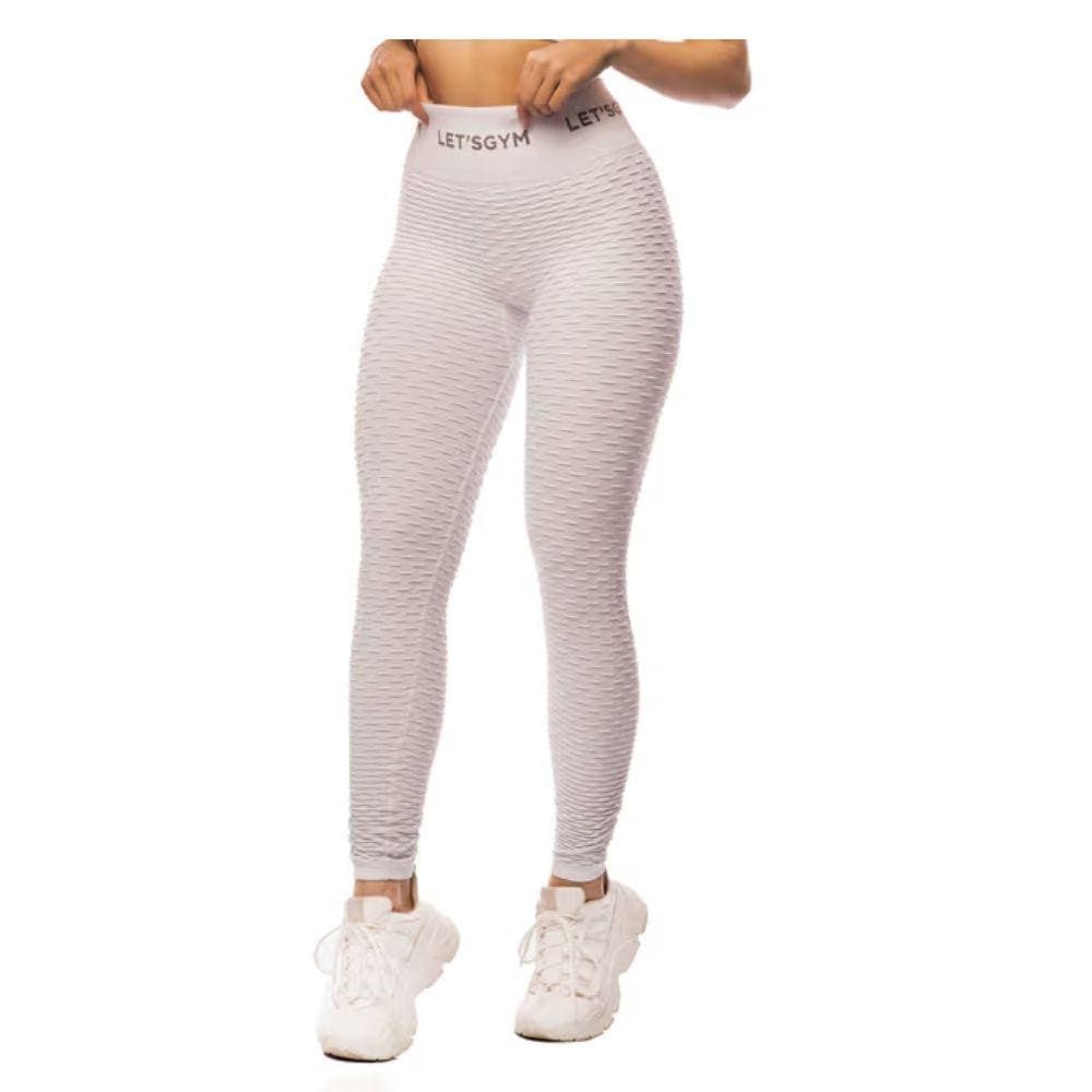 Calça Legging Com Cos Alto Básica Orlando Store Conforto e Elasticidade