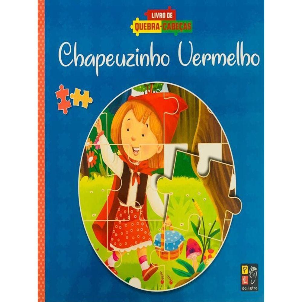 Livro De Quebra-Cabeças - Chapeuzinho Vermelho