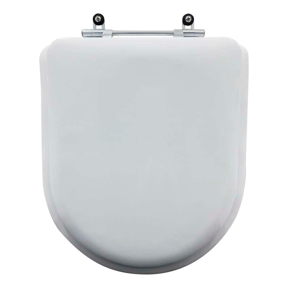 Assento Sanitário Almofadado Montezzi Branco para vaso Belize