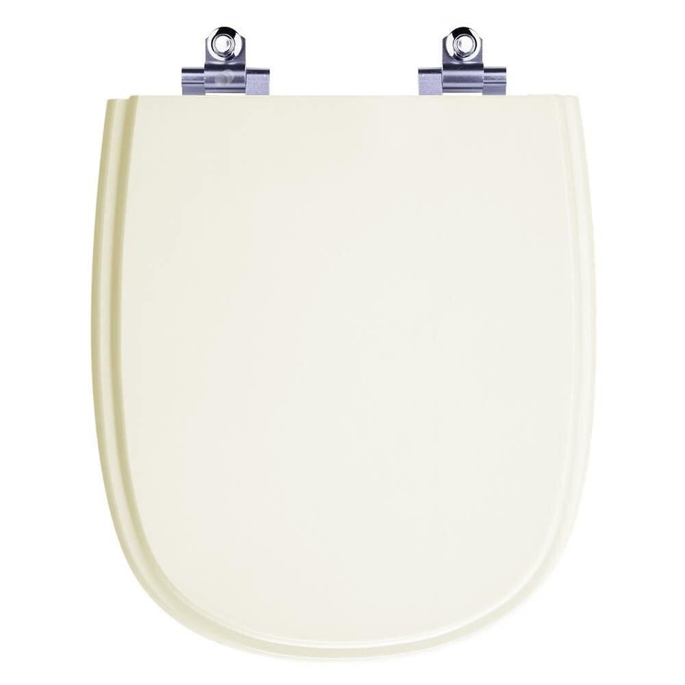 Assento Sanitário Laqueado Soft Close Sabatini Palha (bege claro) para vaso Icasa