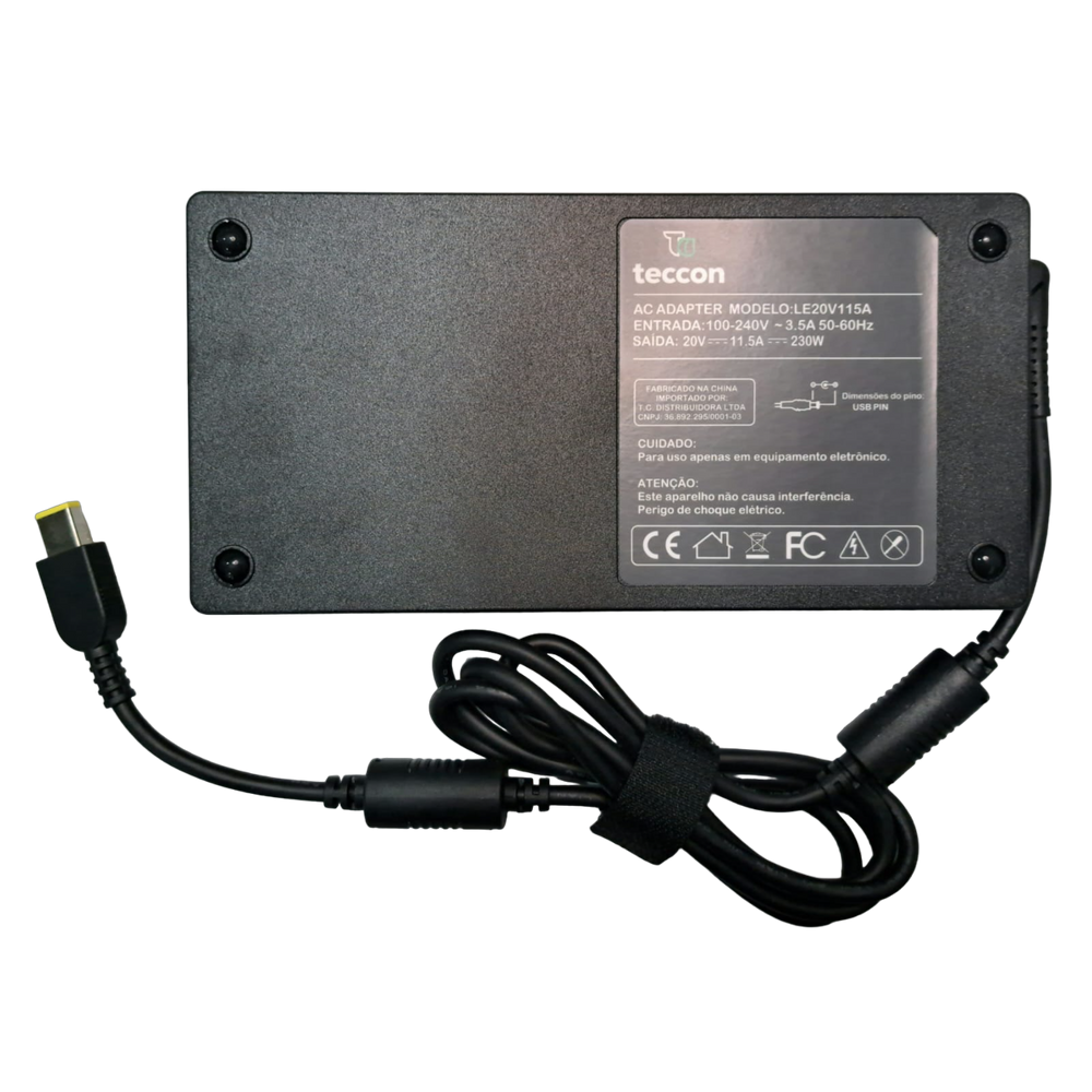 Fonte Carregador Para Notebook Lenovo Sa10e75805 230w