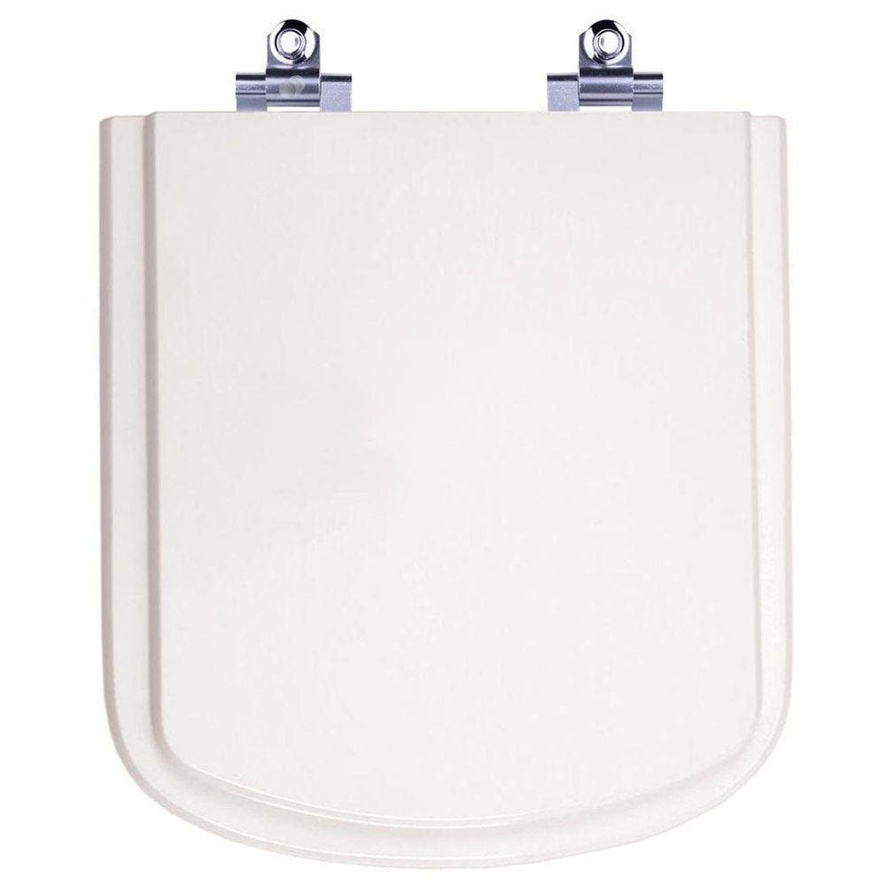 Assento Sanitário Laqueado Soft Close Dama Senso Branco para vaso Roca