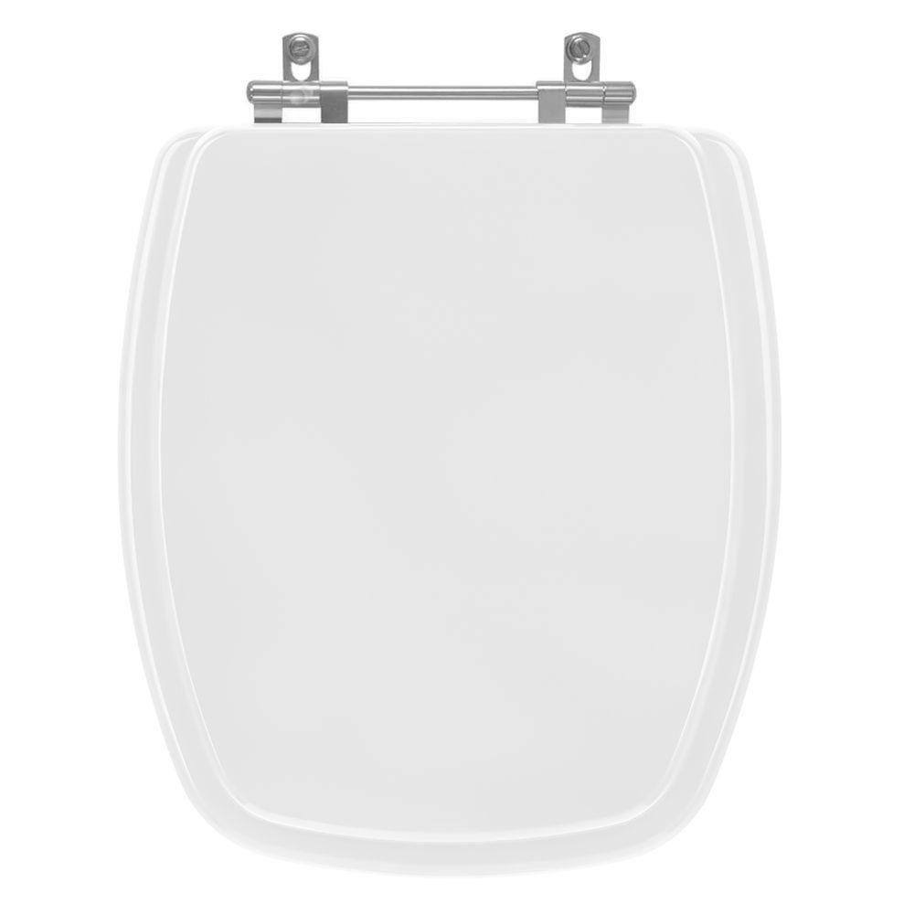 Assento Sanitário em MDF Stylus Branco para bacia Celite