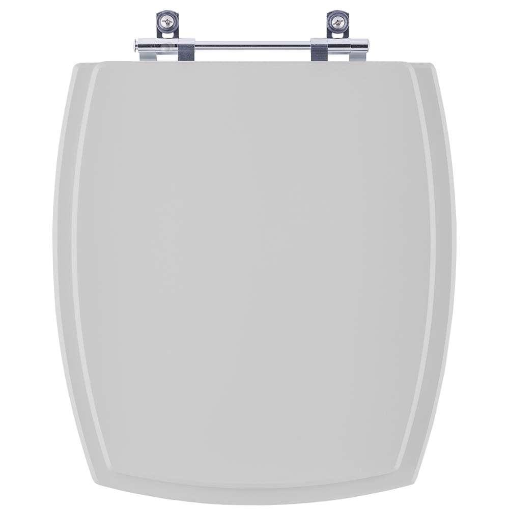 Assento Sanitário Anturius Cinza Claro para vaso Luzarte