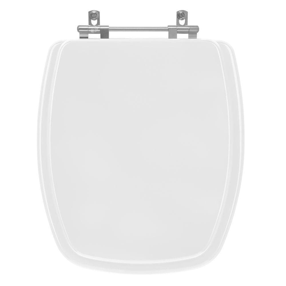 Assento Sanitário Acrílico Primula Plus Branco para vaso Fiori
