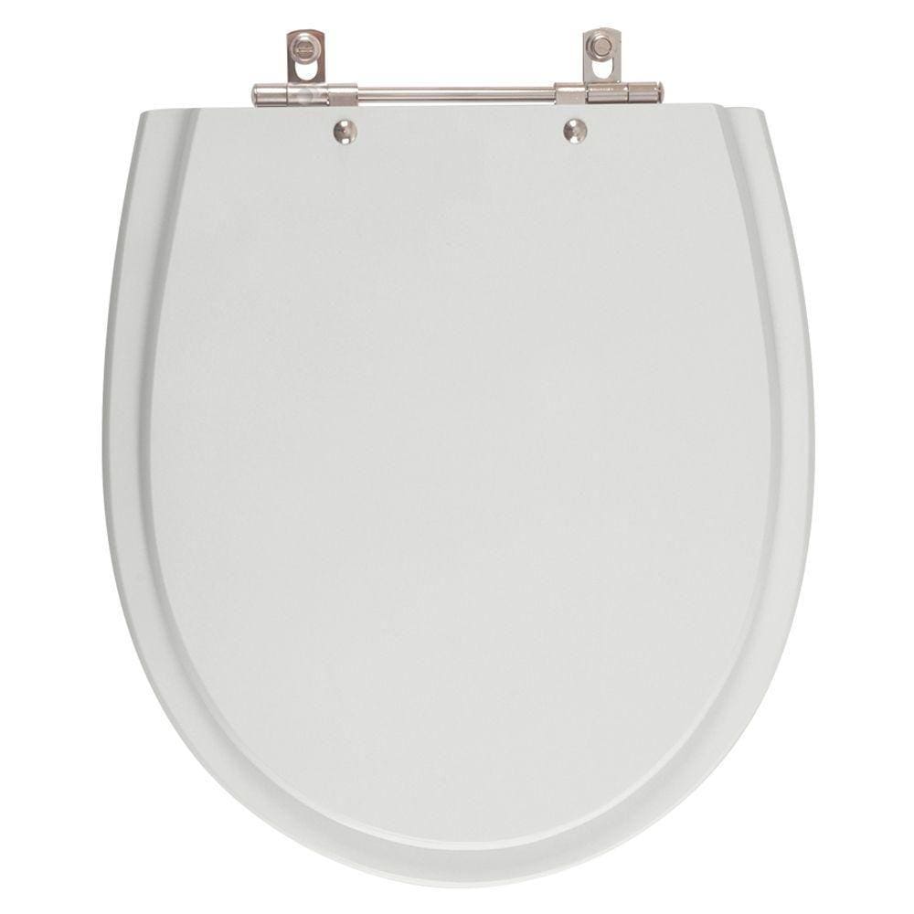 Assento Sanitario Poliester Polo Cinza para vaso Hervy