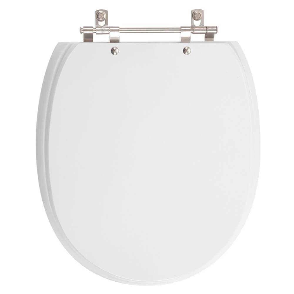 Assento Sanitário Poliester De Ville Branco para vaso Deca