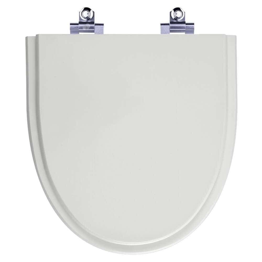 Assento Sanitário Laqueado Com Amortecedor Studio Cinza Platina para vaso Incepa