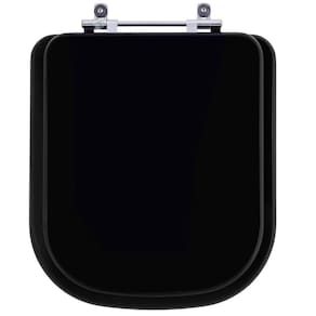 Assento Sanitário Elite Preto para vaso Celite