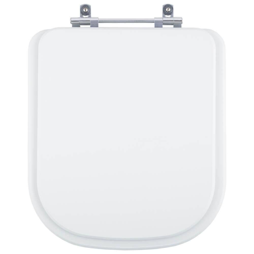 Assento Sanitário Poliester Piano Branco para vaso Deca