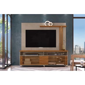 Composição Frizz para TV de até 65 polegadas - NATURALE / OFF WHITE - Madetec