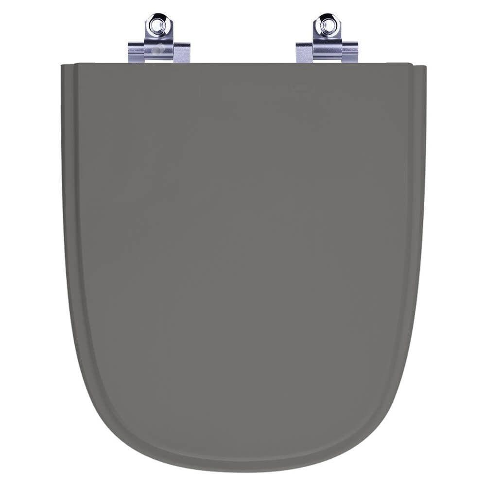 Assento Sanitário Amortecido Ibiza Ambar (Cinza Escuro) para vaso Incepa