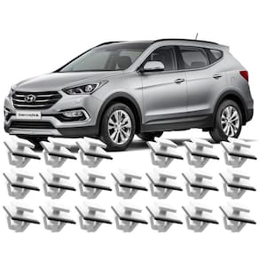Kit 20 Grampos Presilhas Para Friso Lateral Porta Santa Fe 2014 2015 216 2017 2018 2019 2020