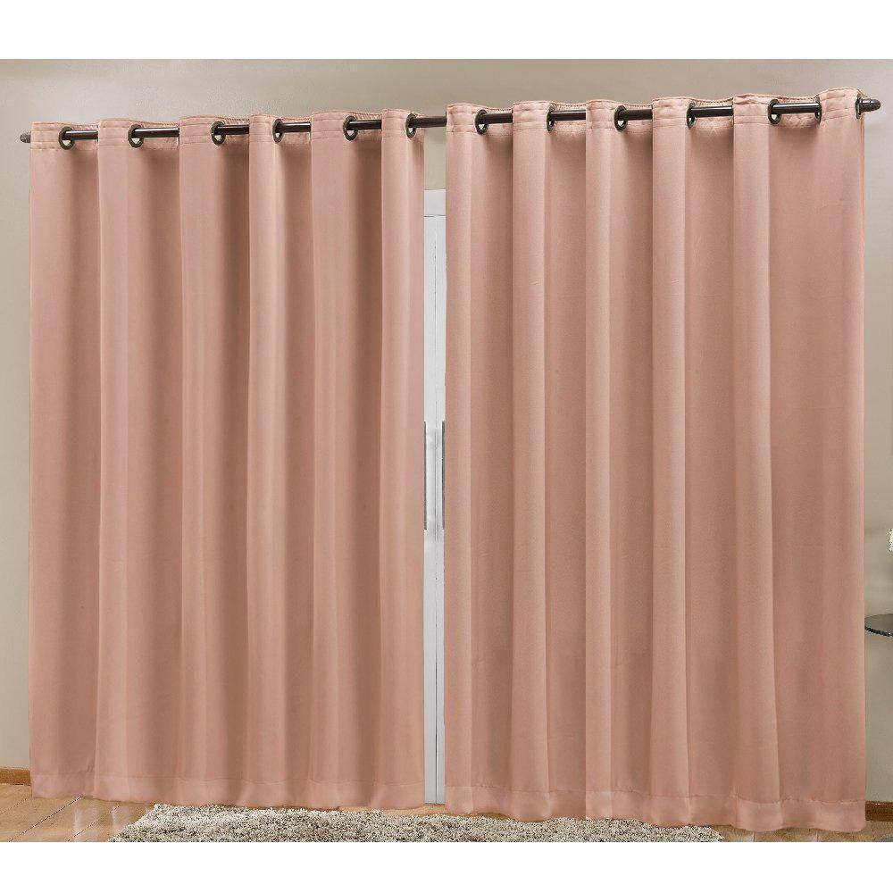 Cortina Blackout Prime 3,00X2,70 Corta Luz Sala Quarto Avelã