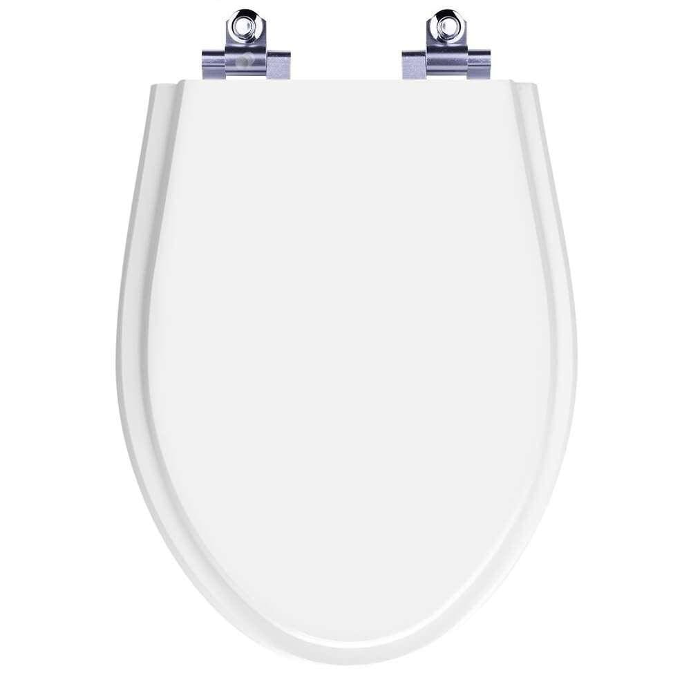 Assento Sanitário Fechamento Lento Absolute Branco para Vaso Ideal Standard