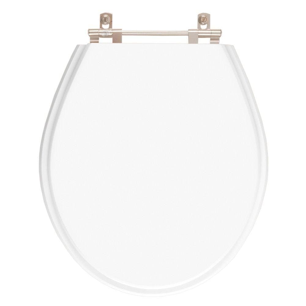 Assento Sanitario Poliester Carina Branco para vaso Ideal Standard