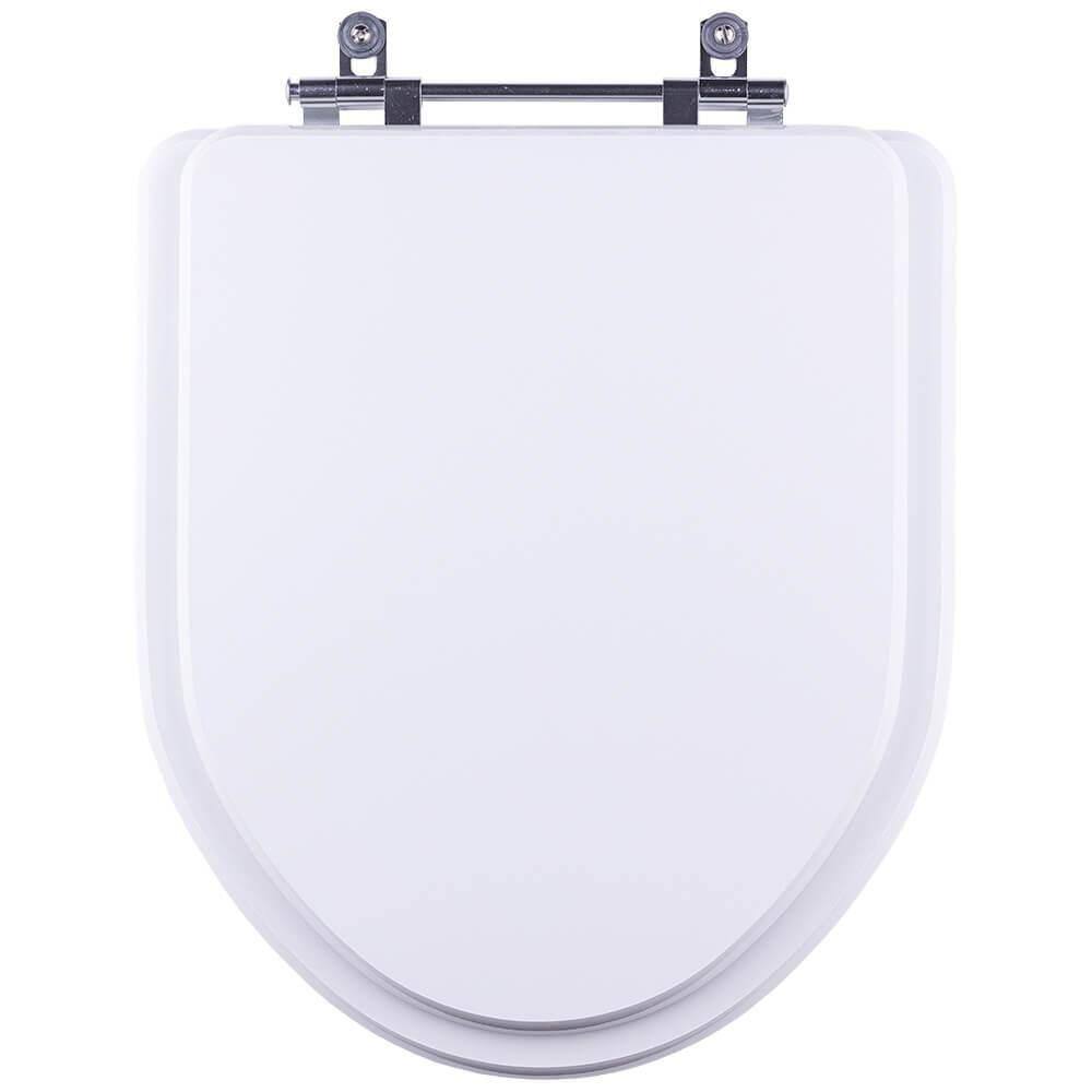 Tampa de Vaso em MDF Gunna Branco para bacia Eternit