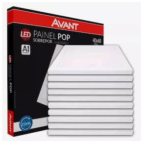 Painel Led Avant Quadrado Sobrepor 30w 6500k Bivolt 10 Uni.