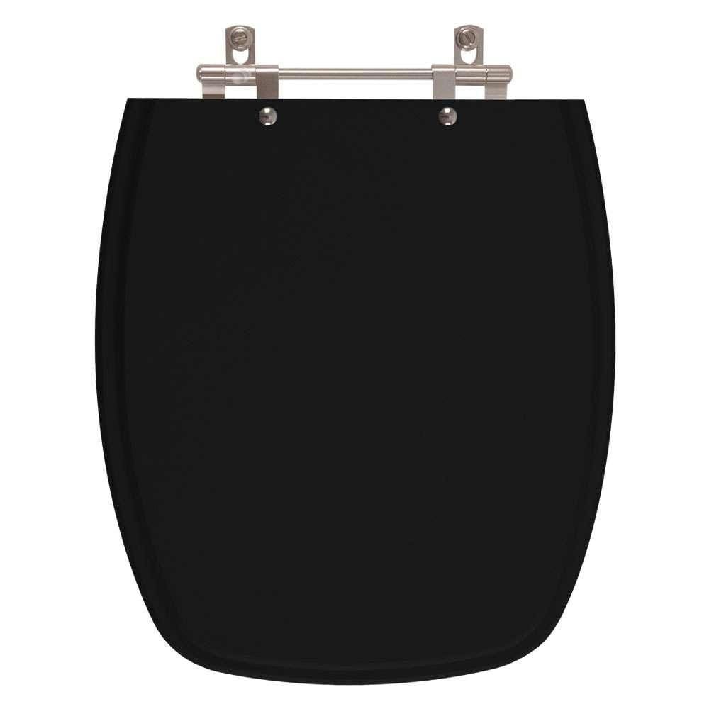 Tampa de Vaso Primula Plus Preto Para Bacia Fiori