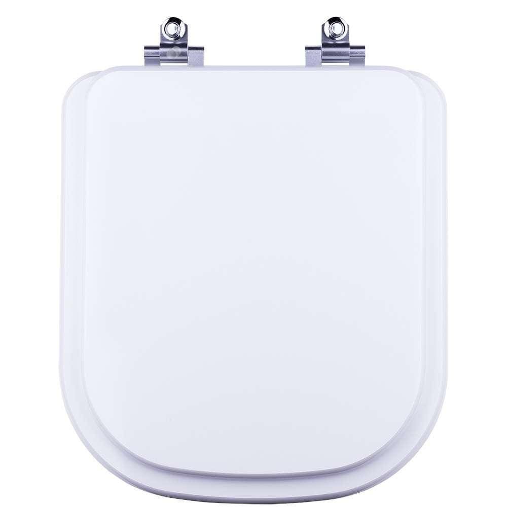 Tampa De Vaso Sanitario Com Amortecedor Piano Branco Para Bacia Deca