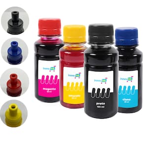 Kit 4 Tintas Compatível Impressora G3110 340ml Inova Ink