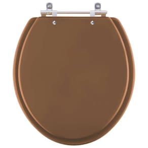Assento Sanitário Colonial Ocre (Marrom) para vaso Hervy