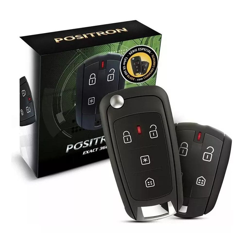 Kit Alarme Automotivo Pósitron Cyber EX360 Blade + Chave PX80